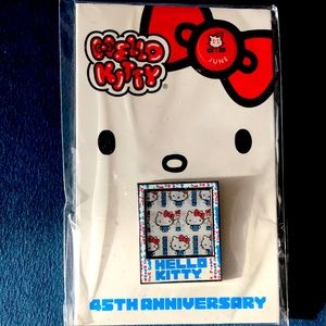 Hello Kitty 45th anniversary pin